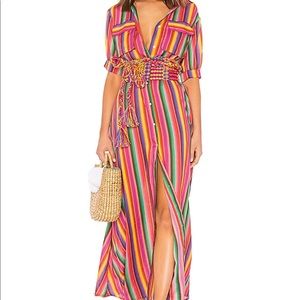 All Things Mochi Isabella Stripe Maxi Dress